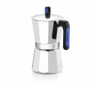 Cafetera Italiana Monix Induction Express Plateado Aluminio 9 Tazas