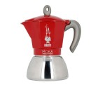 Cafetera Italiana Bialetti Moka Induction Rojo Metal