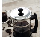 Cafetière à Piston Quid Serenia Transparent verre Acier inoxydable 600 ml (6 Unités)