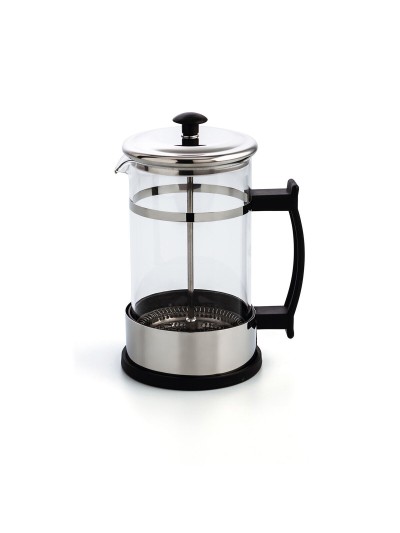 Cafetière à Piston Quid Serenia Transparent verre Acier inoxydable 600 ml (6 Unités)