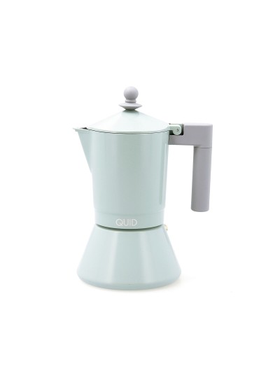 Cafetera Italiana Quid Ozon Verde Metal 6 Tazas (6 Unidades)