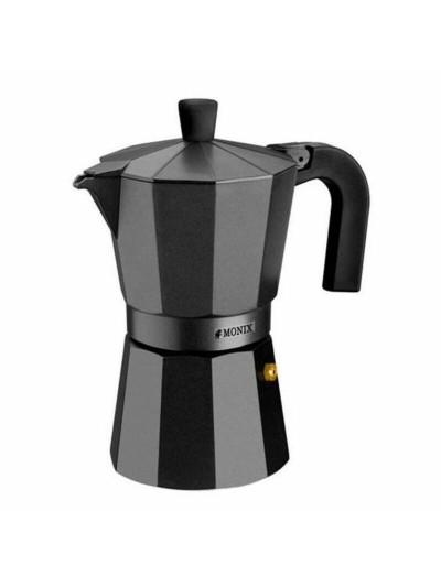 Cafetière Italienne Monix Braisogona_M640006 Noir Aluminium 6 Tasses