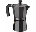 Cafetera Italiana Monix Braisogona_M640006 Negro Aluminio 6 Tazas