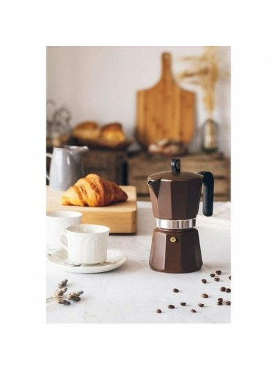 Cafetera Italiana Monix M671009 Marrón Aluminio 490 ml