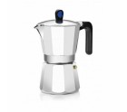 Cafetera Italiana Monix 5300045871 Acero Aluminio 12 Tazas