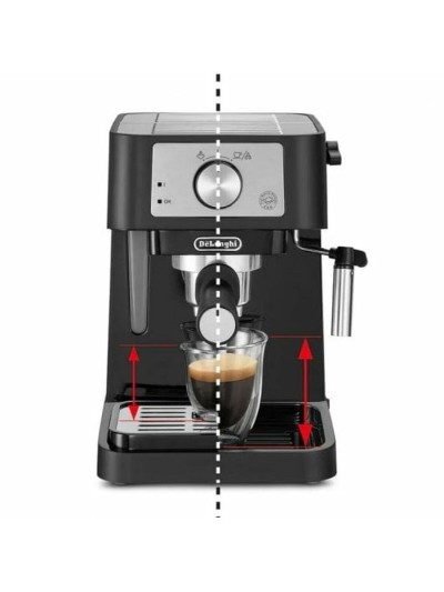 Cafetera Express de Brazo DeLonghi Stilosa Premium EC260.BK 1 L 15 bar 1100 W Negro