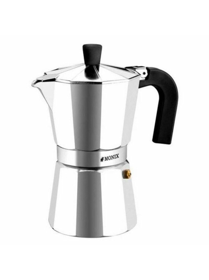 Cafetera Italiana Monix M620003 Acero Aluminio 3 Tazas