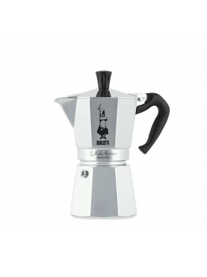 Cafetera Italiana Bialetti Moka Express Aluminio 300 ml 6 Tazas