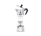 Italian Coffee Pot Bialetti Moka Express Aluminium 300 ml 6 Cups