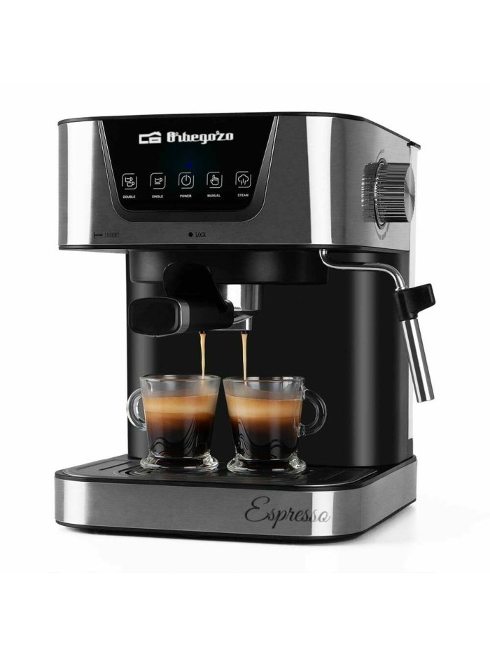 Cafetera Express de Brazo Orbegozo EX 6000 Negro 1,5 L