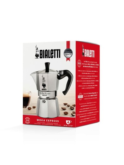 Cafetière Italienne Bialetti 990001164 Aluminium 4 Tasses 0,23 l