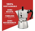 Cafetière Italienne Bialetti 990001164 Aluminium 4 Tasses 0,23 l