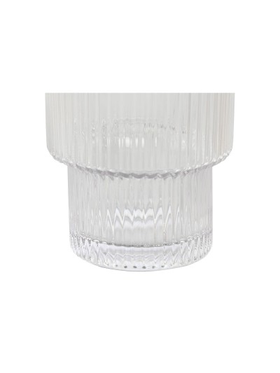 Jarra Home ESPRIT Transparente Dorado Cristal