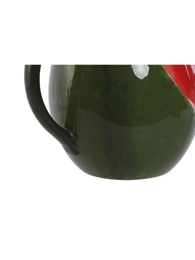 Jarra Home ESPRIT Rojo Verde Gres Sandía Moderno
