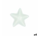 Cuenco Quid Kaleido Verde Cerámica Estrella 16 x 16 x 3,5 cm (4 Unidades)