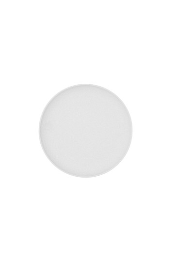 Plato Llano Bidasoa Fosil Blanco Cerámica 21,3 x 21,2 x 2,2 cm (8 Unidades)