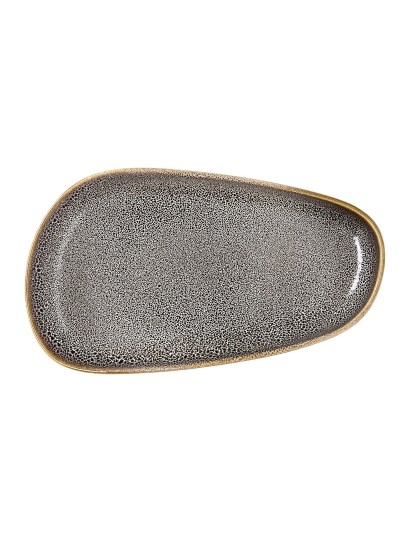 Assiette plate Ariane Jaguar Freckles Marron Céramique Rectangulaire 27 cm (8 Unités)