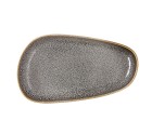 Plato Llano Ariane Jaguar Freckles Marrón Cerámica Rectangular 27 cm (8 Unidades)