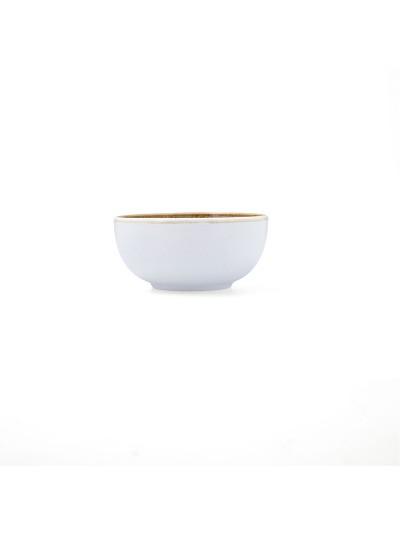 Cuenco Ariane Jaguar Freckles Blanco Marrón Cerámica 12 cm (12 Unidades)