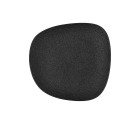 Plato Llano Bidasoa Fosil Negro Cerámica Cuadrado 21,1 x 20,3 x 2,3 cm (9 Unidades)