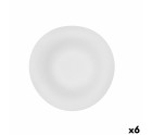 Plato para Pasta Bidasoa Fosil Blanco Cerámica 21,9 x 21,3 x 6,8 cm (6 Unidades)