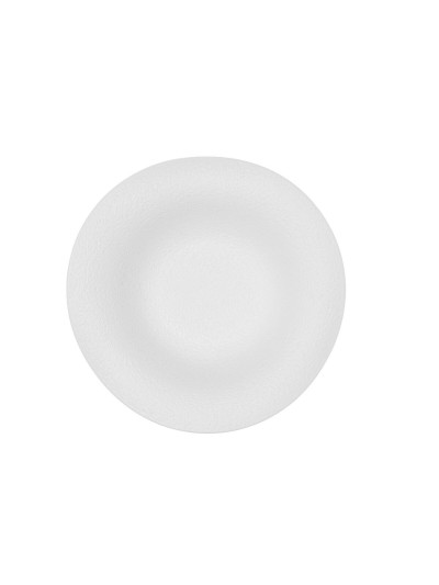 Plato para Pasta Bidasoa Fosil Blanco Cerámica 21,9 x 21,3 x 6,8 cm (6 Unidades)