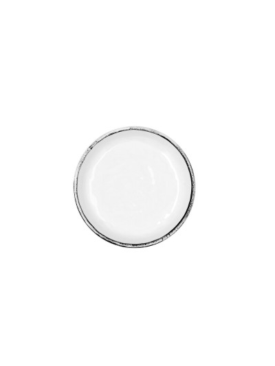 Cuenco Quid Select Filo Blanco Negro Plástico 14 x 3 cm (12 Unidades)
