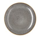 Plato Llano Ariane Jaguar Freckles Marrón Cerámica 27 cm (6 Unidades)