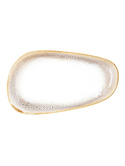 Assiette plate Ariane Jaguar Freckles Beige Céramique Rectangulaire 27 cm (8 Unités)