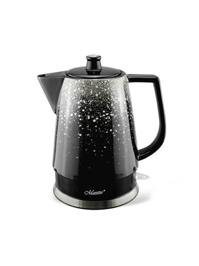 Bouilloire Feel Maestro MR-074 Noir Argenté Céramique 1500 W 1,5 L