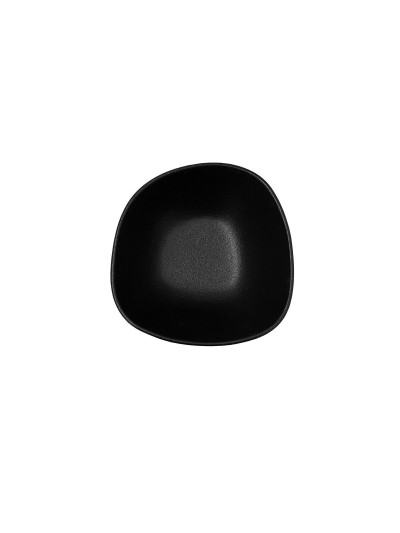 Cuenco Bidasoa Fosil Negro Cerámica Cuadrado 14 X 13,9 X 6,8 CM (9 Unidades)