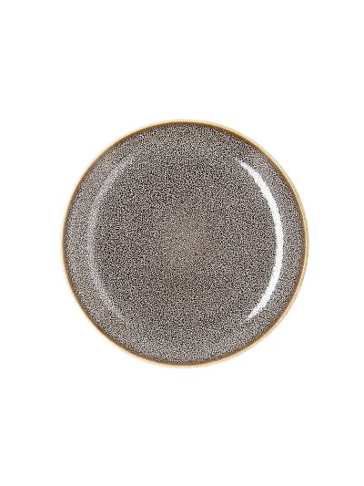 Plato Llano Ariane Jaguar Freckles Marrón Cerámica 21 cm (12 Unidades)