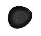 Plato Hondo Bidasoa Fosil Negro Cerámica Ovalado 22 x 19,6 x 4,5 cm (6 Unidades)