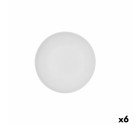Plato Hondo Bidasoa Fosil Blanco Cerámica 21 x 21 x 4,7 cm (6 Unidades)