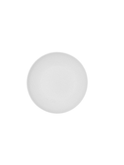 Plato Hondo Bidasoa Fosil Blanco Cerámica 21 x 21 x 4,7 cm (6 Unidades)
