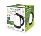 Hervidor Esperanza EKK113W Blanco Negro Acero Inoxidable Plástico 1800 W 1,8 L