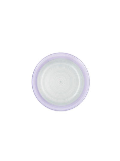 Plato de Postre Quid Kaleido Verde Morado Cerámica 19 cm (12 Unidades)