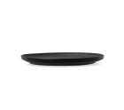 Plato Llano Bidasoa Fosil Negro Cerámica 26,5 x 26,4 x 2,3 cm (6 Unidades)