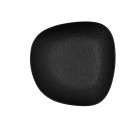 Plato Hondo Bidasoa Fosil Negro Cerámica Cuadrado 21,9 x 21,7 x 4,8 cm (6 Unidades)