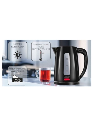 Hervidor Mpm MCZ-112 Negro Acero Inoxidable 2200 W 1,7 L