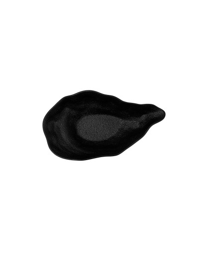 Cuenco Bidasoa Fosil Negro Cerámica 25,6 x 14,5 x 6 cm (9 Unidades)
