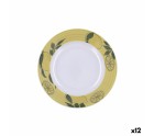 Plato Hondo Quid Sicilia Multicolor Bioplástico 20 cm (12 Unidades)