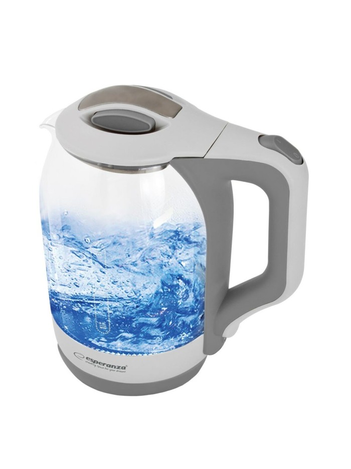 Hervidor Esperanza EKK025W  Blanco Vidrio Plástico 1500 W 1,7 L
