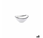Cuenco Ariane Vital Filo Blanco Negro Cerámica 11,6 cm (8 Unidades)