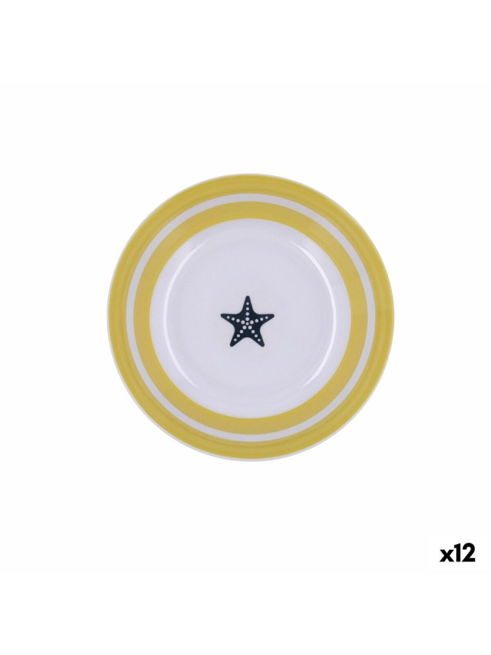 Deep Plate Quid Atlantic Multicolour Bioplastic 20 cm (12 Units)