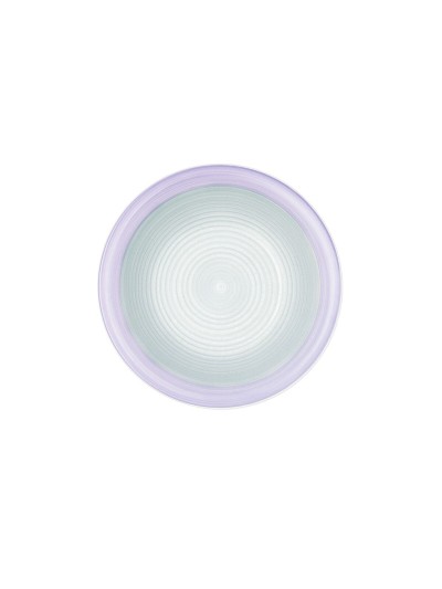 Plato Hondo Quid Kaleido Verde Morado Cerámica 21,5 cm (12 Unidades)
