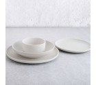 Cuenco Bidasoa Fosil Blanco Cerámica 21,5 x 21,5 x 4,3 cm (8 Unidades)