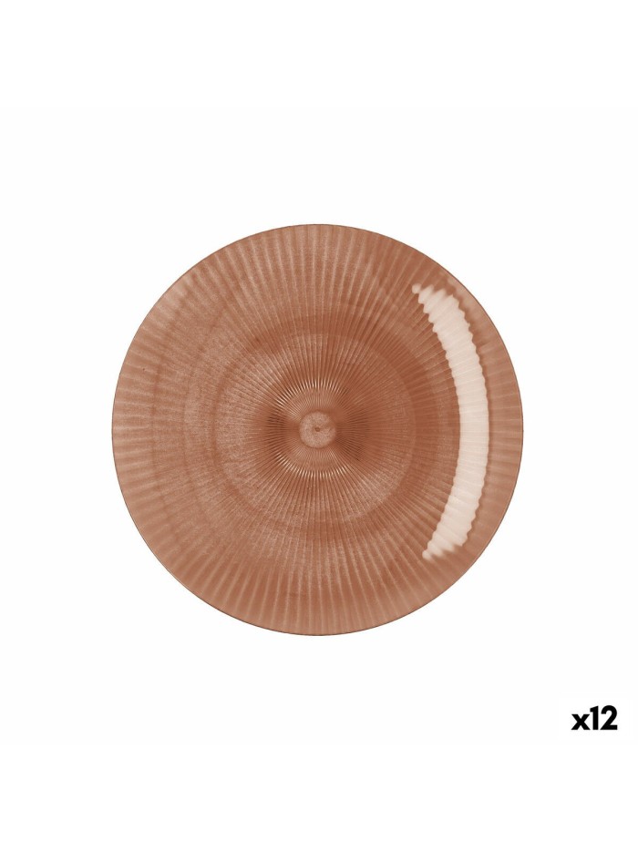 Assiette plate Quid Sunset Corail Plastique 19 cm (12 Unités)