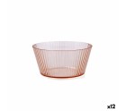 Bol Quid Sunset Corail Plastique 15 cm (12 Unités)