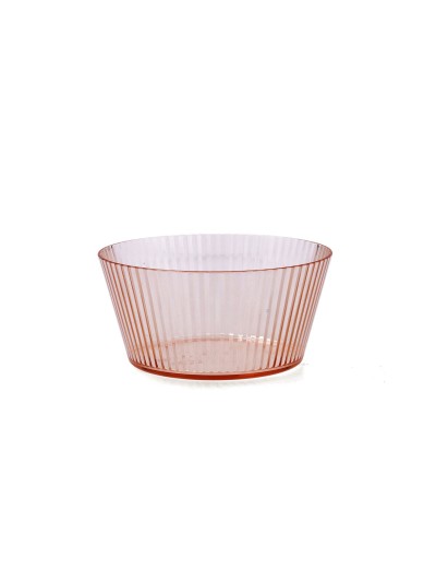 Bol Quid Sunset Corail Plastique 15 cm (12 Unités)